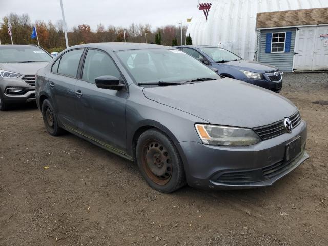3VW2K7AJ6DM367519 - 2013 VOLKSWAGEN JETTA BASE GRAY photo 4