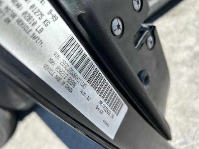 2B3CJ7DW8AH111105 - 2010 DODGE CHALLENGER SRT-8 შავი ფოტო 10