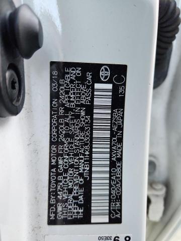 JTNB11HK8J3063134 - 2018 TOYOTA CAMRY L WHITE photo 12