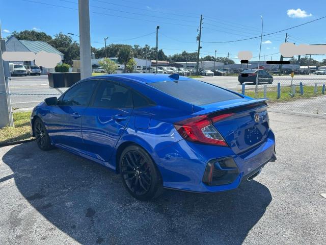 2HGFC1E50LH705586 - 2020 HONDA CIVIC SI 蓝色 照片 3
