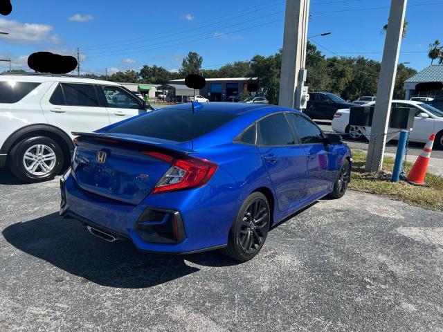 2HGFC1E50LH705586 - 2020 HONDA CIVIC SI 蓝色 照片 4
