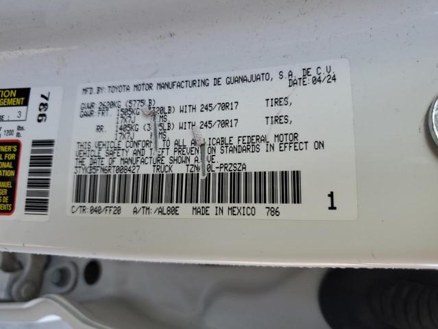 3TYKB5FN6RT008427 - 2024 TOYOTA TACOMA DOUBLE CAB თეთრი ფოტო 12