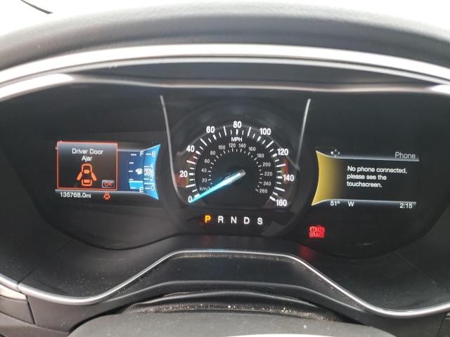 1FA6P0HD6G5109790 - 2016 FORD FUSION SE GRAY photo 9