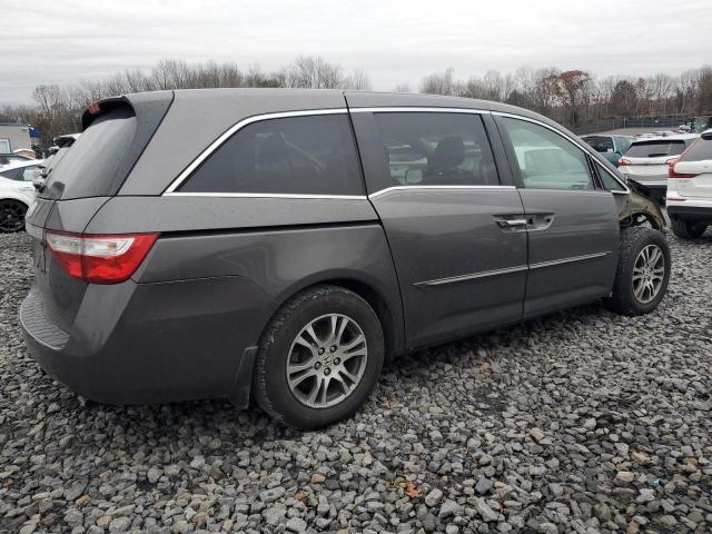 5FNRL5H69DB085352 - 2013 HONDA ODYSSEY EXL GRAY photo 3