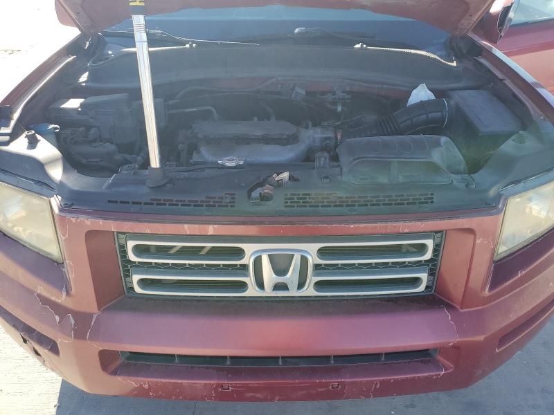 2HJYK16556H524377 - 2006 HONDA RIDGELINE RTL წითელი ფოტო 11
