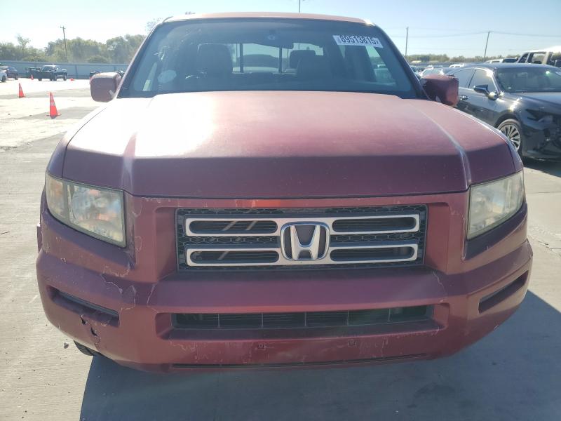 2HJYK16556H524377 - 2006 HONDA RIDGELINE RTL წითელი ფოტო 5