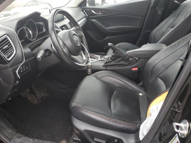 JM1BM1M35E1205967 - 2014 MAZDA 3 GRAND TOURING أسود صورة 7