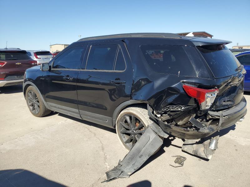 1FM5K7D88JGB52332 - 2018 FORD EXPLORER XLT შავი ფოტო 2