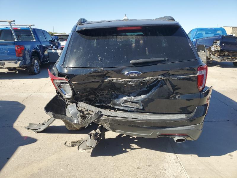 1FM5K7D88JGB52332 - 2018 FORD EXPLORER XLT შავი ფოტო 6