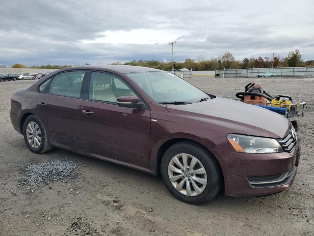 1VWAT7A36EC092585 - 2014 VOLKSWAGEN PASSAT S 勃艮第红 照片 4
