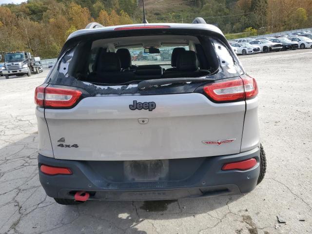 1C4PJMBB4JD569106 - 2018 JEEP CHEROKEE TRAILHAWK SILVER photo 6