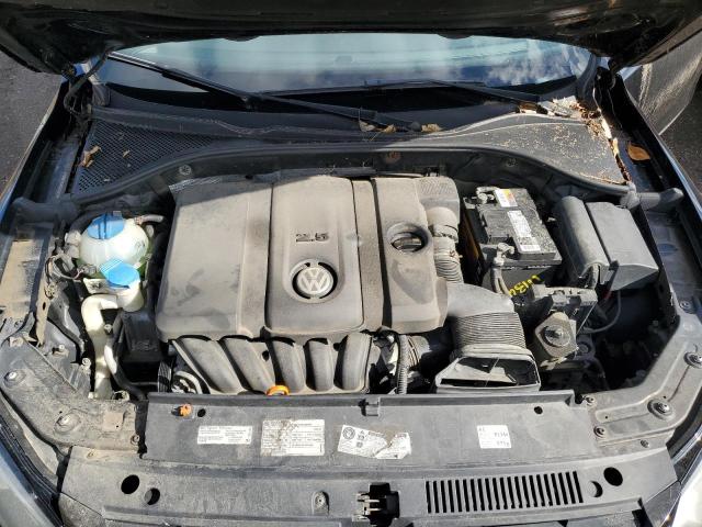 1VWBP7A34CC022279 - 2012 VOLKSWAGEN PASSAT SE BLACK photo 11