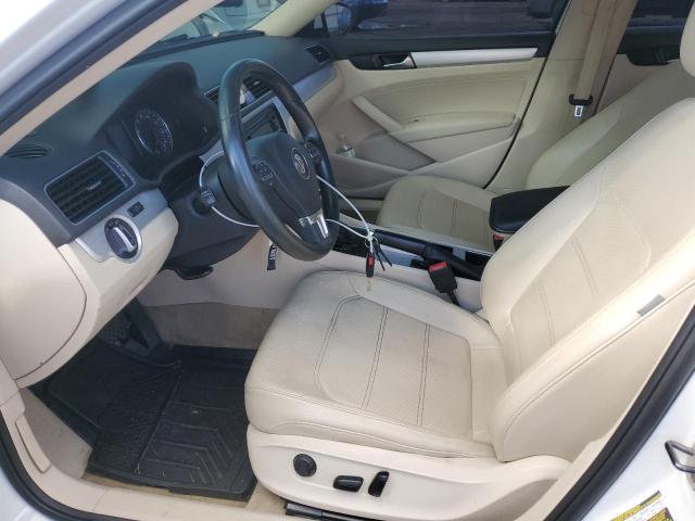 1VWBP7A37CC106449 - 2012 VOLKSWAGEN PASSAT SE WHITE photo 7