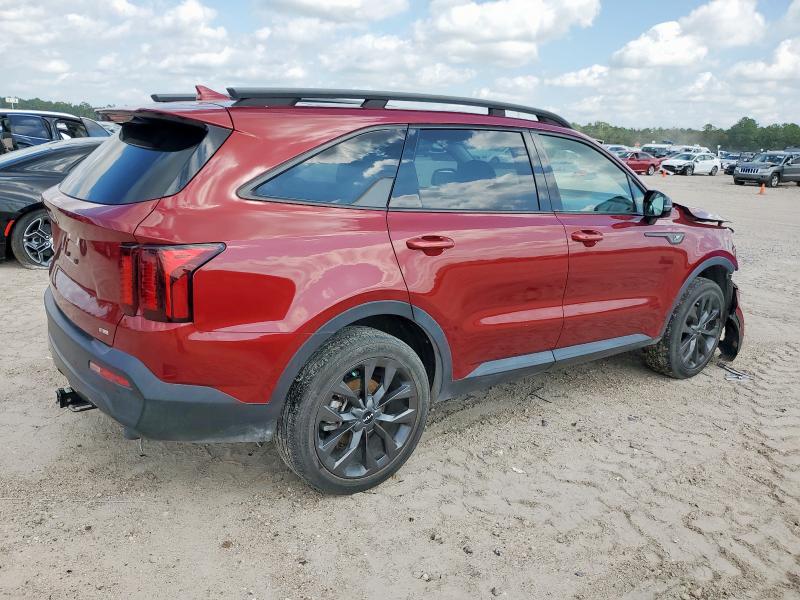 5XYRHDLF8PG216688 - 2023 KIA SORENTO EX წითელი ფოტო 3