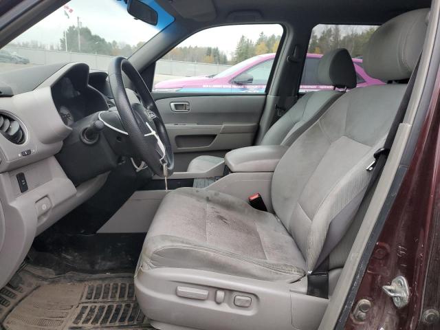 5FNYF48459B500573 - 2009 HONDA PILOT EX BURGUNDY photo 7