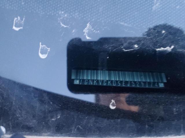 1GNKVGKD5EJ329174 - 2014 CHEVROLET TRAVERSE LT RED photo 14