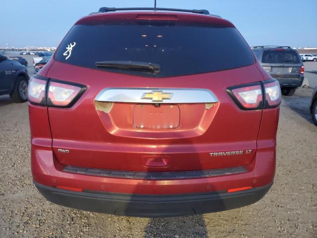 1GNKVGKD5EJ329174 - 2014 CHEVROLET TRAVERSE LT RED photo 6