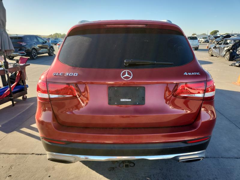 WDC0G4KB1GF087121 - 2016 MERCEDES-BENZ GLC 300 4MATIC RED photo 6