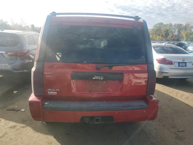 1J8HG48N46C188933 - 2006 JEEP COMMANDER Kırmızı fotoğraf 6