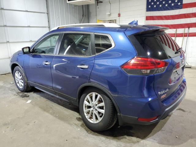 KNMAT2MV0HP521137 - 2017 NISSAN ROGUE S BLUE photo 2