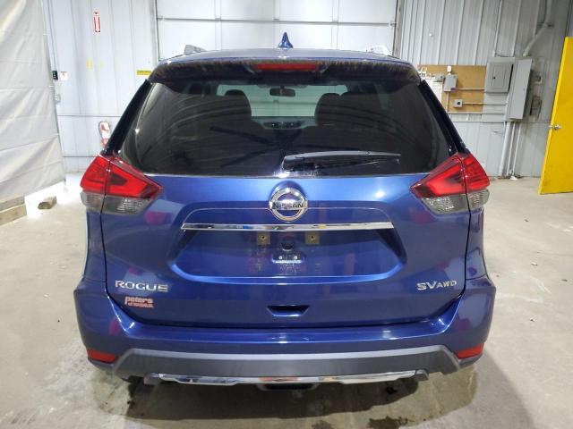 KNMAT2MV0HP521137 - 2017 NISSAN ROGUE S BLUE photo 6