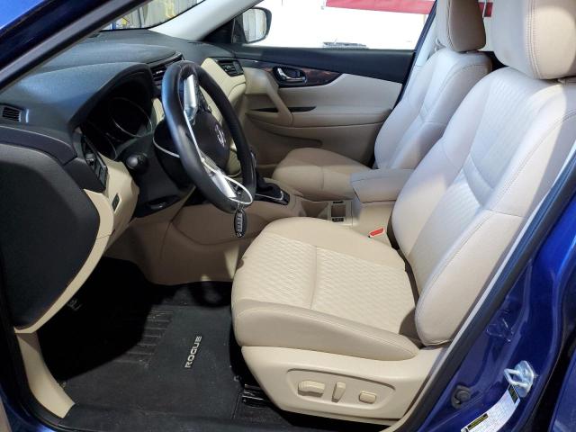 KNMAT2MV0HP521137 - 2017 NISSAN ROGUE S BLUE photo 7