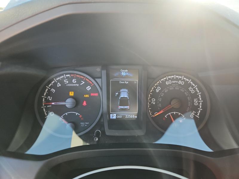 3TYAX5GNXNT045907 - 2022 TOYOTA TACOMA DOUBLE CAB Մոխրագույն լուսանկար 9