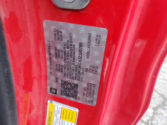 1GC0KUEGXJZ320785 - 2018 CHEVROLET SILVERADO K2500 HEAVY DUTY RED photo 13