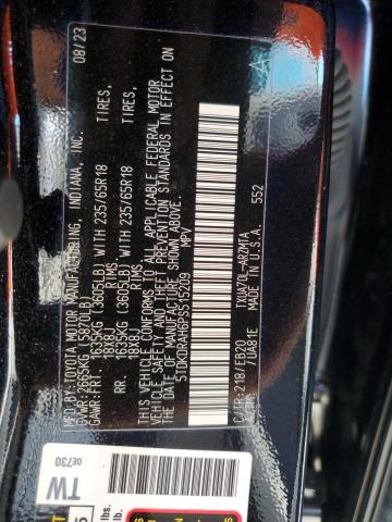 5TDKDRAH6PS515209 - 2023 TOYOTA HIGHLANDER L SILVER photo 13