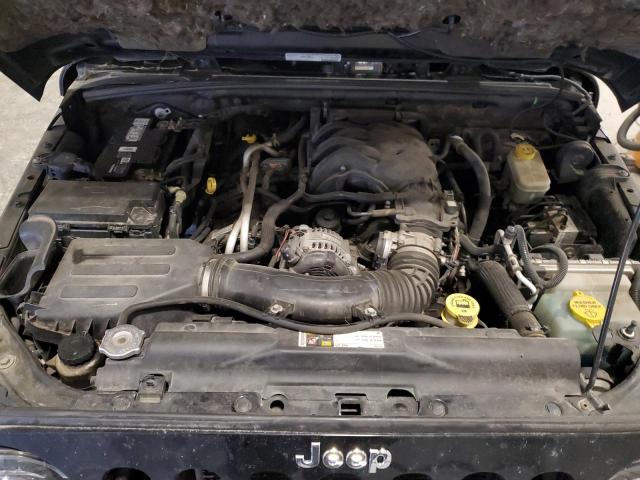 1C4BJWEG8DL585672 - 2013 JEEP WRANGLER UNLIMITED SAHARA BLACK photo 12