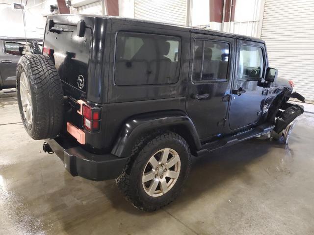 1C4BJWEG8DL585672 - 2013 JEEP WRANGLER UNLIMITED SAHARA BLACK photo 3