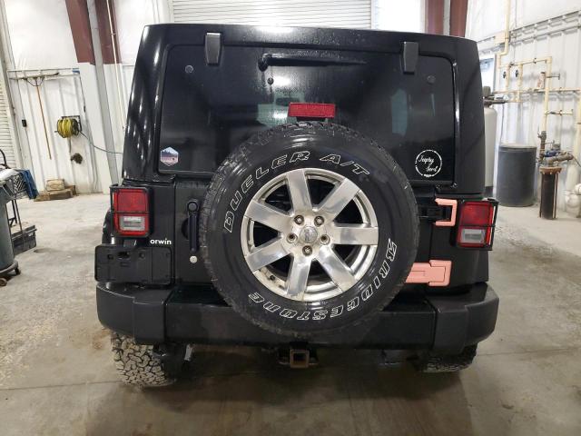 1C4BJWEG8DL585672 - 2013 JEEP WRANGLER UNLIMITED SAHARA BLACK photo 6