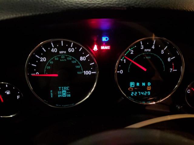 1C4BJWEG8DL585672 - 2013 JEEP WRANGLER UNLIMITED SAHARA BLACK photo 9