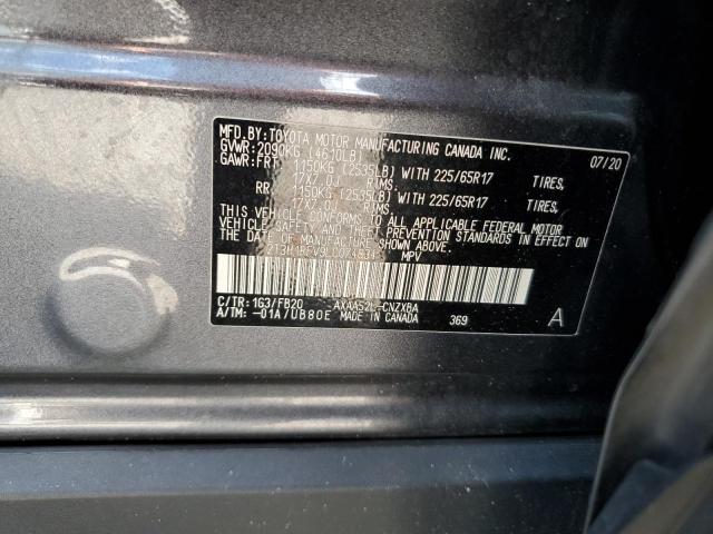 2T3H1RFV9LC074834 - 2020 TOYOTA RAV4 LE 灰色 照片 13