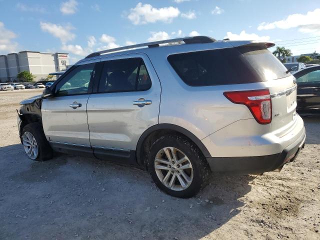 1FM5K7D89EGB80033 - 2014 FORD EXPLORER XLT SILVER photo 2