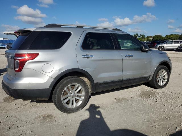 1FM5K7D89EGB80033 - 2014 FORD EXPLORER XLT SILVER photo 3