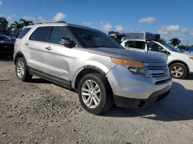 1FM5K7D89EGB80033 - 2014 FORD EXPLORER XLT SILVER photo 4