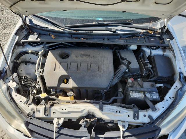 5YFBURHE9EP155919 - 2014 TOYOTA COROLLA L WHITE photo 11
