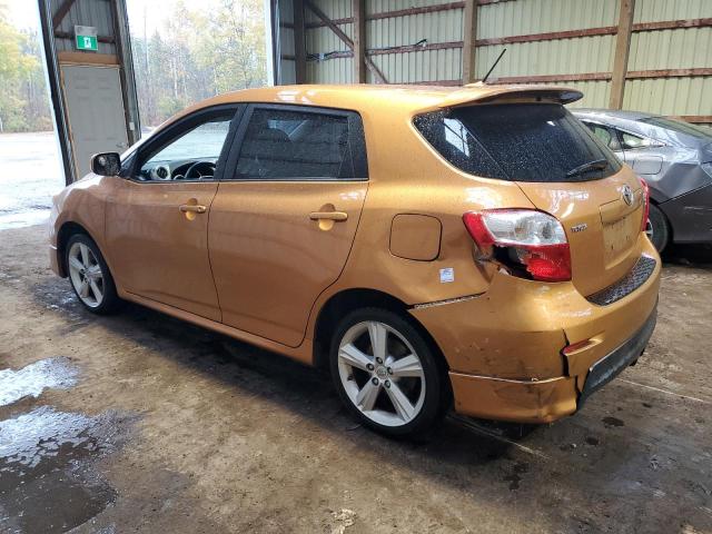 2T1KE40E59C009065 - 2009 TOYOTA COROLLA MA S ORANGE photo 2