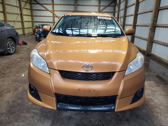 2T1KE40E59C009065 - 2009 TOYOTA COROLLA MA S ORANGE photo 5