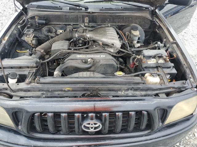 5TEGN92N64Z434197 - 2004 TOYOTA TACOMA DOUBLE CAB PRERUNNER BLACK photo 11