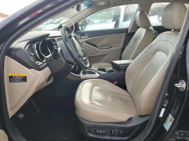 KNAGN4A70B5061757 - 2011 KIA OPTIMA EX BLACK photo 7