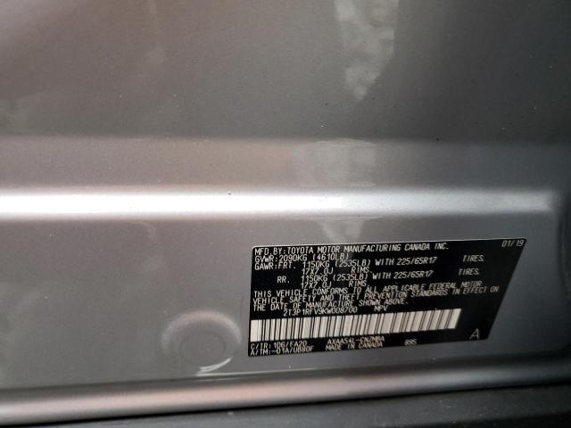 2T3P1RFV9KW008700 - 2019 TOYOTA RAV4 XLE GRAY photo 13