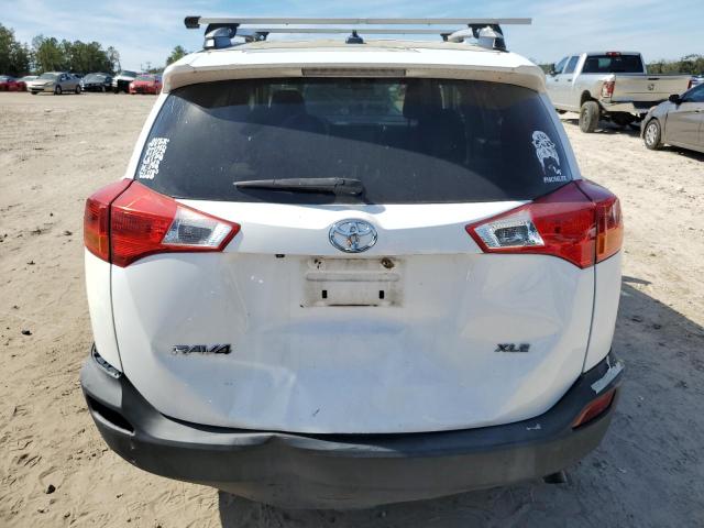 2T3WFREV9FW183307 - 2015 TOYOTA RAV4 XLE WHITE photo 6