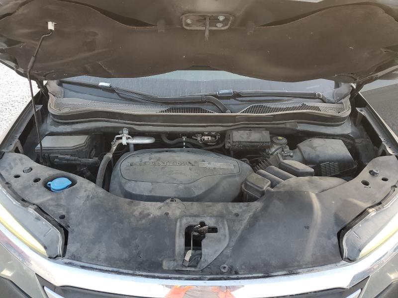 5FNYF5H85HB034635 - 2017 HONDA PILOT EXL შავი ფოტო 12