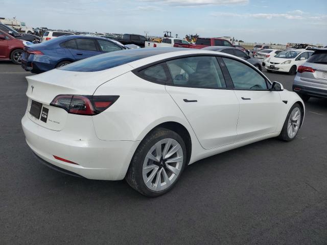 5YJ3E1EB2MF927328 - 2021 TESLA MODEL 3 WHITE photo 3