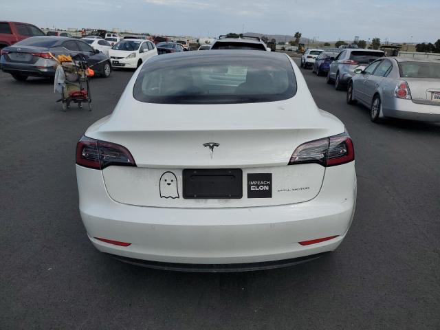 5YJ3E1EB2MF927328 - 2021 TESLA MODEL 3 WHITE photo 6