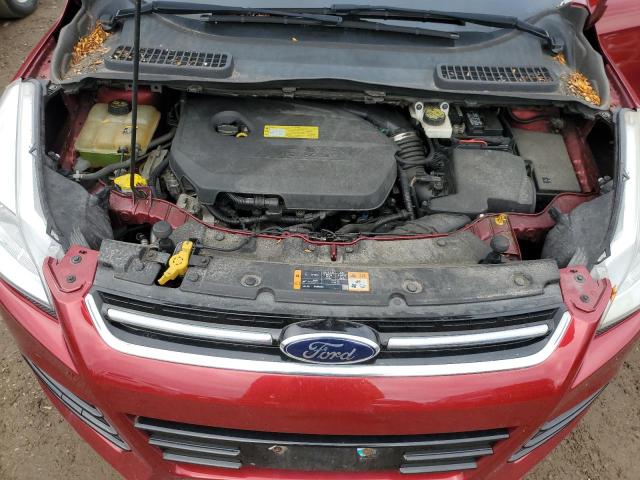 1FMCU0HX1DUC22365 - 2013 FORD ESCAPE SEL RED photo 11