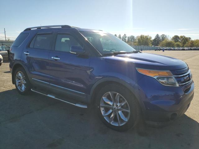 1FM5K8F85DGC60950 - 2013 FORD EXPLORER LIMITED Көк фото 4
