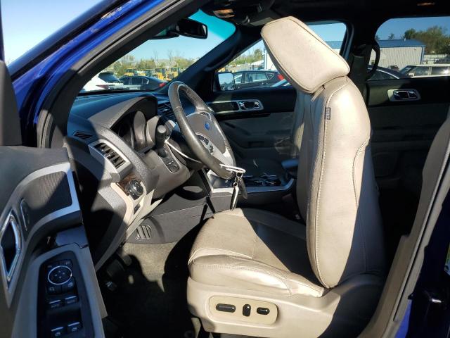 1FM5K8F85DGC60950 - 2013 FORD EXPLORER LIMITED Көк фото 7
